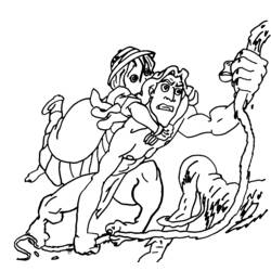 Coloring page: Tarzan (Animation Movies) #131170 - Free Printable Coloring Pages