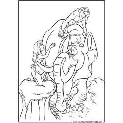 Coloring page: Tarzan (Animation Movies) #131173 - Free Printable Coloring Pages