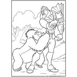 Coloring page: Tarzan (Animation Movies) #131180 - Free Printable Coloring Pages
