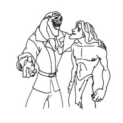Coloring page: Tarzan (Animation Movies) #131187 - Free Printable Coloring Pages