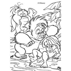 Coloring page: Tarzan (Animation Movies) #131196 - Free Printable Coloring Pages