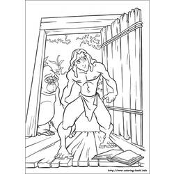 Coloring page: Tarzan (Animation Movies) #131220 - Free Printable Coloring Pages