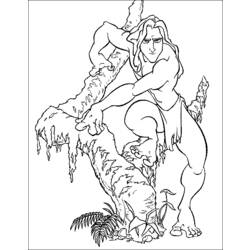 Coloring page: Tarzan (Animation Movies) #131231 - Free Printable Coloring Pages