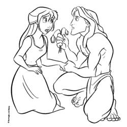 Coloring page: Tarzan (Animation Movies) #131240 - Free Printable Coloring Pages