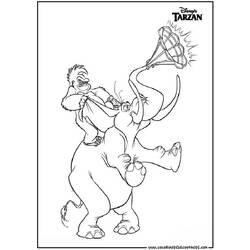 Coloring page: Tarzan (Animation Movies) #131260 - Free Printable Coloring Pages