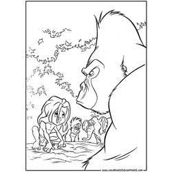 Coloring page: Tarzan (Animation Movies) #131265 - Free Printable Coloring Pages