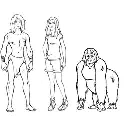 Coloring page: Tarzan (Animation Movies) #131273 - Free Printable Coloring Pages