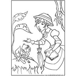 Coloring page: Tarzan (Animation Movies) #131288 - Free Printable Coloring Pages
