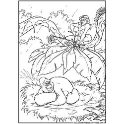 Coloring page: Tarzan (Animation Movies) #131297 - Free Printable Coloring Pages