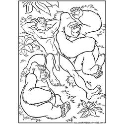 Coloring page: Tarzan (Animation Movies) #131300 - Free Printable Coloring Pages