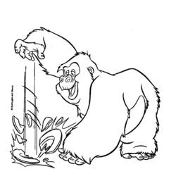 Coloring page: Tarzan (Animation Movies) #131315 - Free Printable Coloring Pages