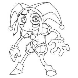 Coloring page: The Amazing Digital Circus (Animation Movies) #213693 - Free Printable Coloring Pages