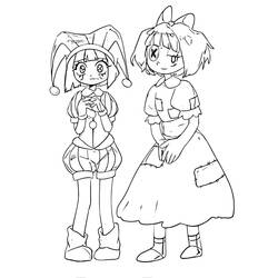 Coloring page: The Amazing Digital Circus (Animation Movies) #213732 - Free Printable Coloring Pages