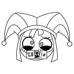 Coloring page: The Amazing Digital Circus (Animation Movies) #213735 - Free Printable Coloring Pages