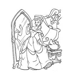 Coloring page: The Beauty and the Beast (Animation Movies) #130880 - Free Printable Coloring Pages