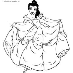 Coloring page: The Beauty and the Beast (Animation Movies) #130890 - Printable coloring pages