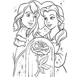 Coloring page: The Beauty and the Beast (Animation Movies) #130892 - Free Printable Coloring Pages