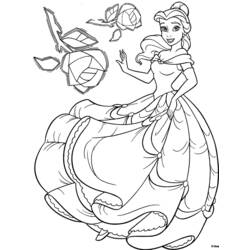 Coloring page: The Beauty and the Beast (Animation Movies) #130893 - Free Printable Coloring Pages