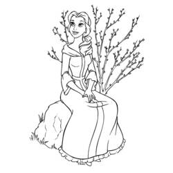 Coloring page: The Beauty and the Beast (Animation Movies) #130895 - Free Printable Coloring Pages