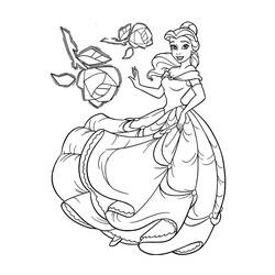 Coloring page: The Beauty and the Beast (Animation Movies) #130910 - Free Printable Coloring Pages