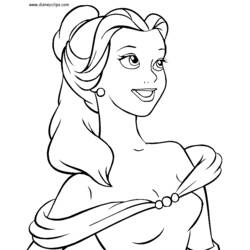 Coloring page: The Beauty and the Beast (Animation Movies) #130932 - Free Printable Coloring Pages
