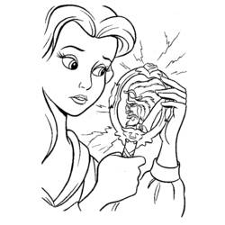 Coloring page: The Beauty and the Beast (Animation Movies) #130939 - Free Printable Coloring Pages