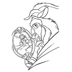 Coloring page: The Beauty and the Beast (Animation Movies) #130961 - Free Printable Coloring Pages
