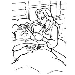 Coloring page: The Beauty and the Beast (Animation Movies) #130969 - Free Printable Coloring Pages