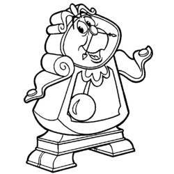 Coloring page: The Beauty and the Beast (Animation Movies) #130977 - Free Printable Coloring Pages