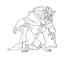 Coloring page: The Beauty and the Beast (Animation Movies) #130988 - Free Printable Coloring Pages