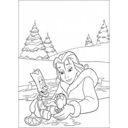 Coloring page: The Beauty and the Beast (Animation Movies) #130993 - Free Printable Coloring Pages