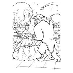 Coloring page: The Beauty and the Beast (Animation Movies) #130995 - Free Printable Coloring Pages