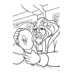 Coloring page: The Beauty and the Beast (Animation Movies) #130998 - Free Printable Coloring Pages
