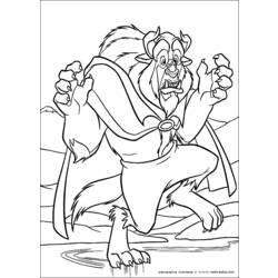 Coloring page: The Beauty and the Beast (Animation Movies) #130999 - Free Printable Coloring Pages