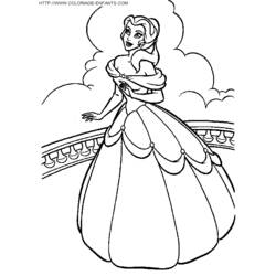 Coloring page: The Beauty and the Beast (Animation Movies) #131020 - Free Printable Coloring Pages