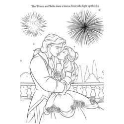 Coloring page: The Beauty and the Beast (Animation Movies) #131033 - Printable coloring pages