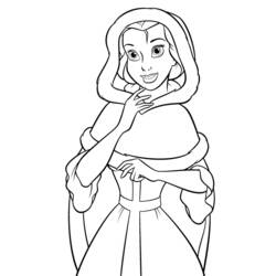 Coloring page: The Beauty and the Beast (Animation Movies) #131050 - Free Printable Coloring Pages