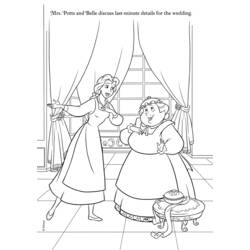 Coloring page: The Beauty and the Beast (Animation Movies) #131057 - Free Printable Coloring Pages