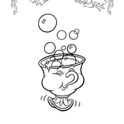 Coloring page: The Beauty and the Beast (Animation Movies) #131058 - Free Printable Coloring Pages