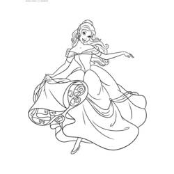 Coloring page: The Beauty and the Beast (Animation Movies) #131059 - Printable coloring pages