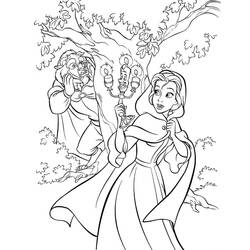 The Beauty and the Beast (Animation Movies) coloring page #182135 to print and color