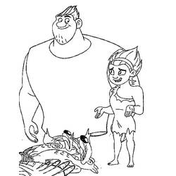 Coloring page: The Croods (Animation Movies) #205773 - Free Printable Coloring Pages