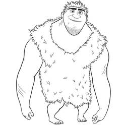 Coloring page: The Croods (Animation Movies) #205780 - Free Printable Coloring Pages