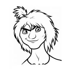 Coloring page: The Croods (Animation Movies) #205807 - Free Printable Coloring Pages