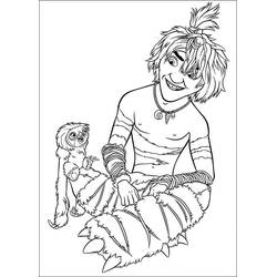 Coloring page: The Croods (Animation Movies) #205808 - Free Printable Coloring Pages