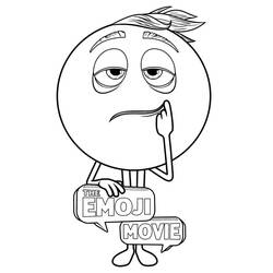 Coloring page: The Emoji Movie (Animation Movies) #198976 - Free Printable Coloring Pages