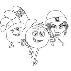 Coloring page: The Emoji Movie (Animation Movies) #198986 - Free Printable Coloring Pages