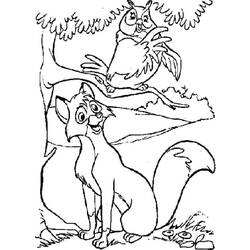 Coloring page: The Fox and the Hound (Animation Movies) #132921 - Printable coloring pages