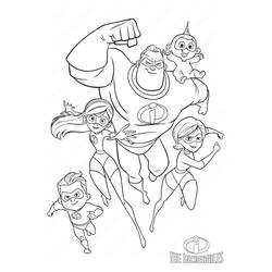 Coloring pages: The Incredibles - Free Printable Coloring Pages