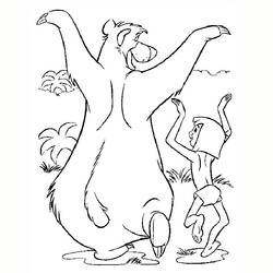 Coloring page: The Jungle Book (Animation Movies) #130029 - Printable coloring pages